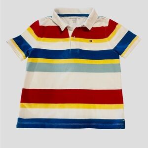 Boys Tommy Hilfiger Stripe Polo